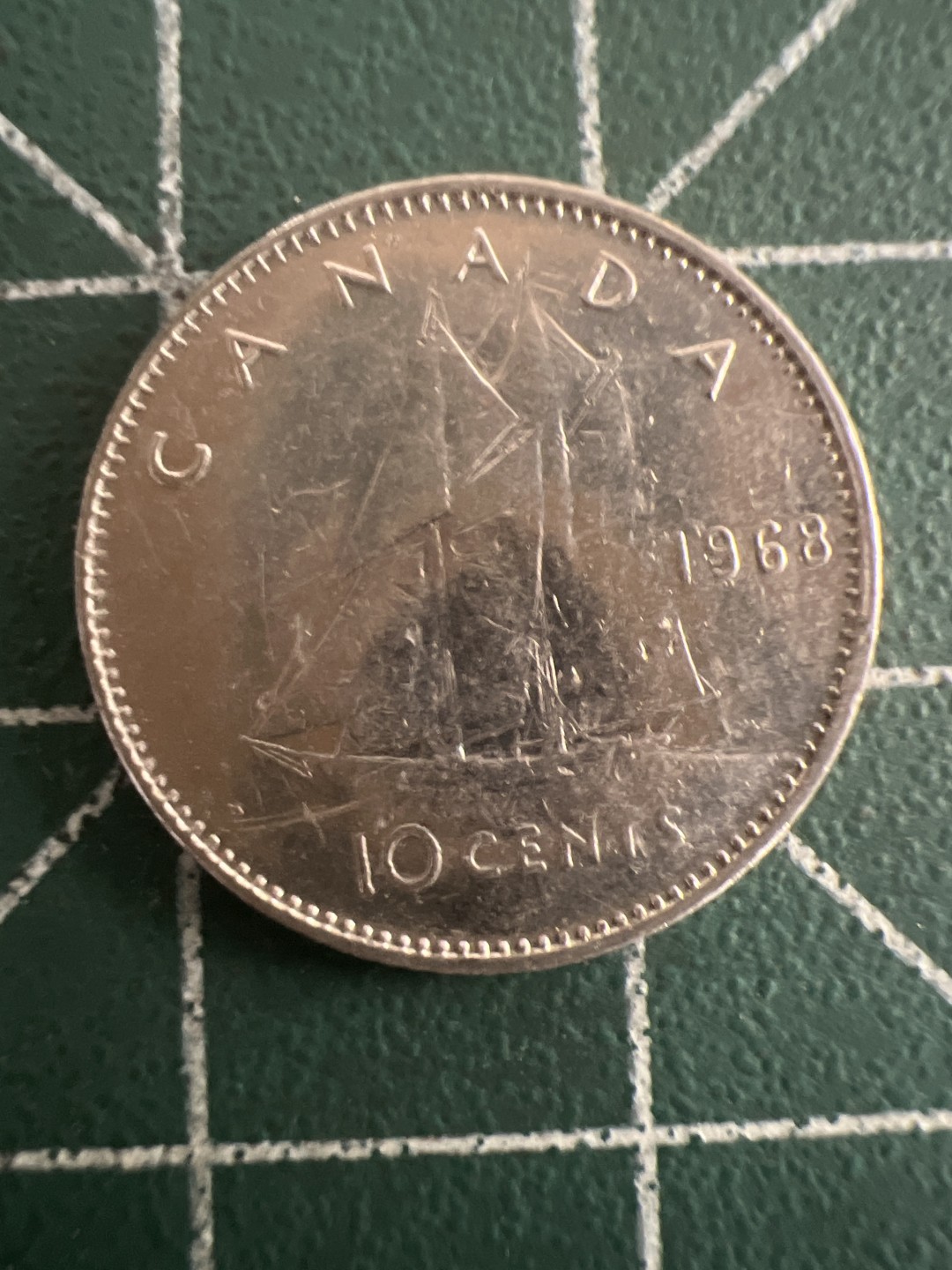 泡泡堂第九十三期  世界硬币纪念章邮票专场（无押金，无佣金，捡漏，全场20包邮，偏远地区除外） 加拿大68年十分