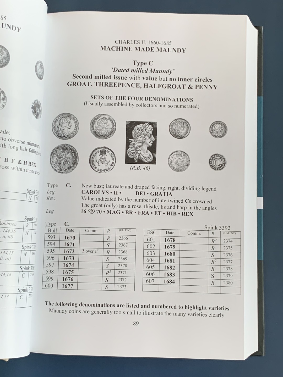《竞宝斋》第96场-本周日，周一，周四，3场连拍（全场不限金额包邮） 2020版精装完美品 英国 ESC 银币目录 1649年以来英国银币大全 英系必备，版别详尽，P与N用的ESC编号即来自于该目录 厚达598页
