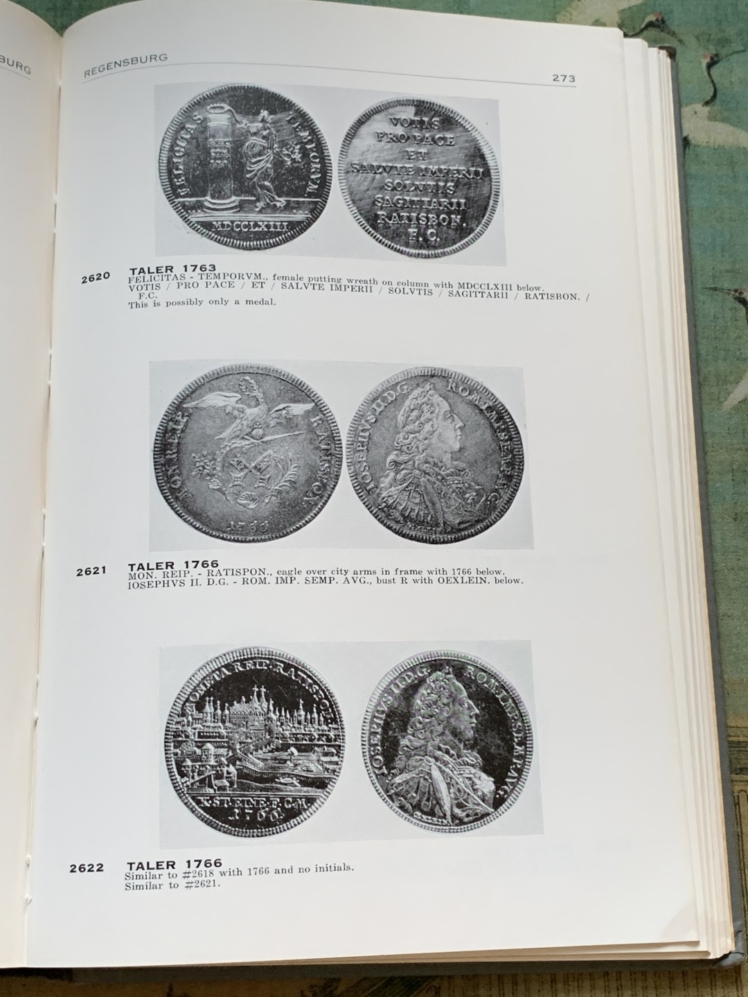 《竞宝斋》第96场-本周日，周一，周四，3场连拍（全场不限金额包邮） 达文波特 德国泰勒 1700-1800 是标准目录的同时本身也是收藏品厚达416页