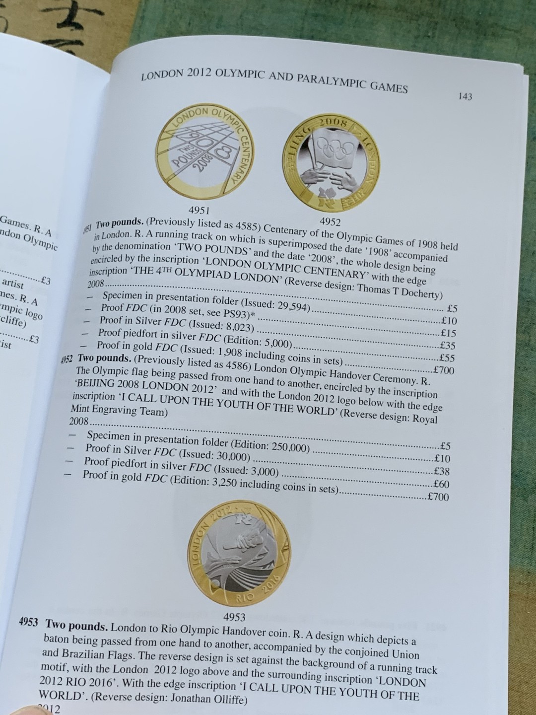 《竞宝斋》第96场-本周日，周一，周四，3场连拍（全场不限金额包邮） SPINK 目录英国十进制版别目录 2016年版