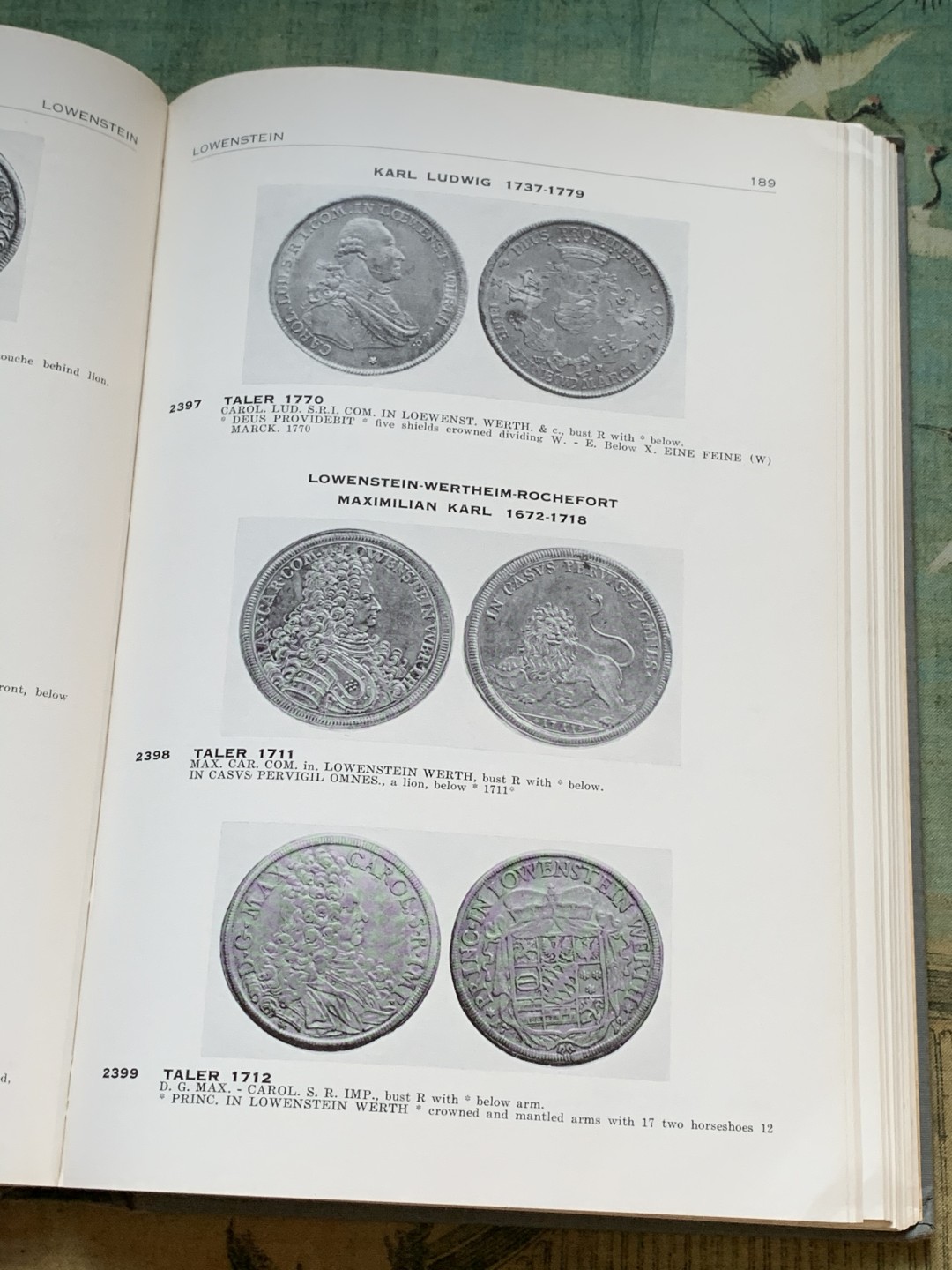 《竞宝斋》第96场-本周日，周一，周四，3场连拍（全场不限金额包邮） 达文波特 德国泰勒 1700-1800 是标准目录的同时本身也是收藏品厚达416页