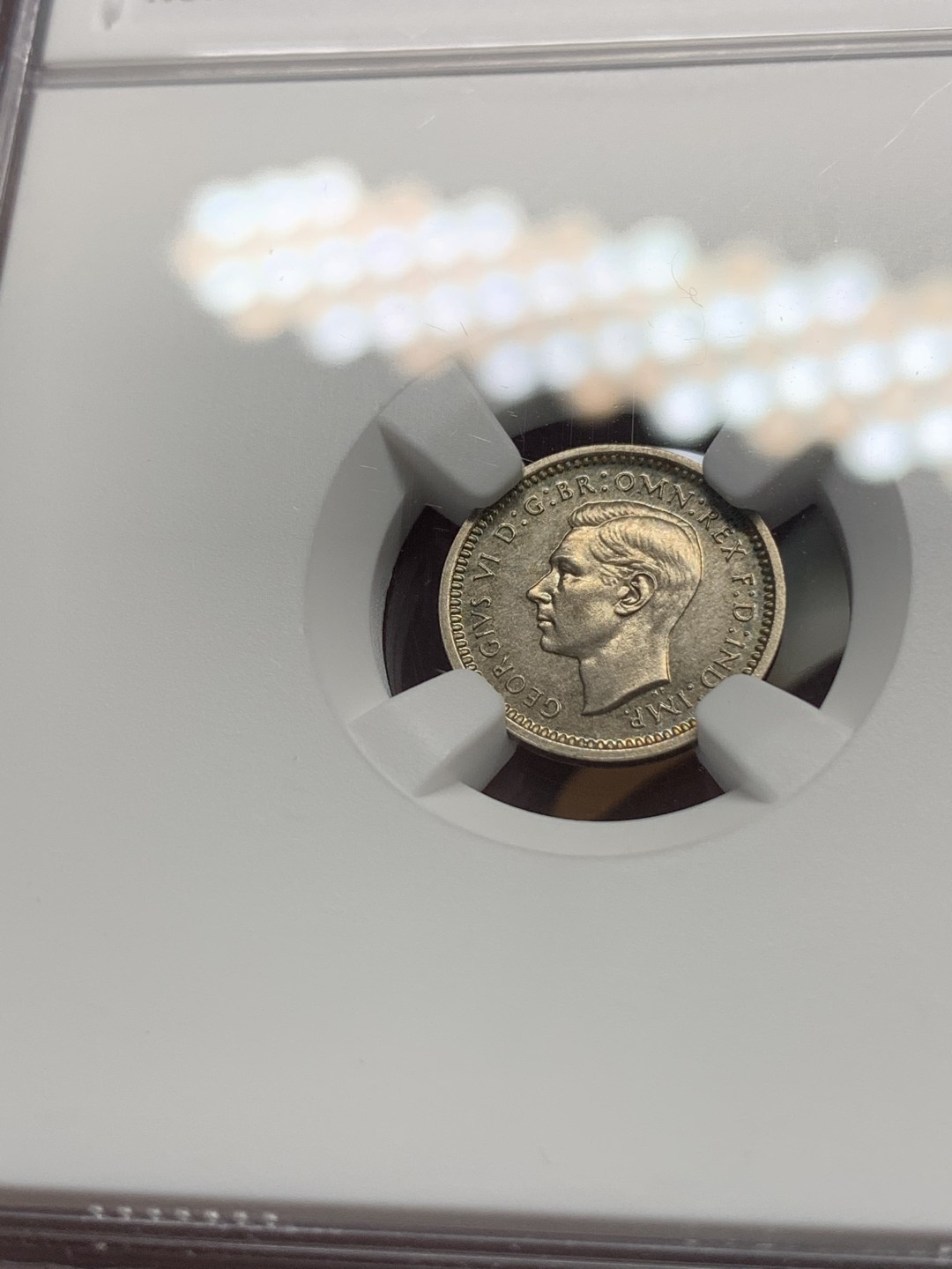 《竞宝斋》第96场-本周日，周一，周四，3场连拍（全场不限金额包邮） NGC-PF64 英国 1937年乔六 2便士 精制PROOF银币