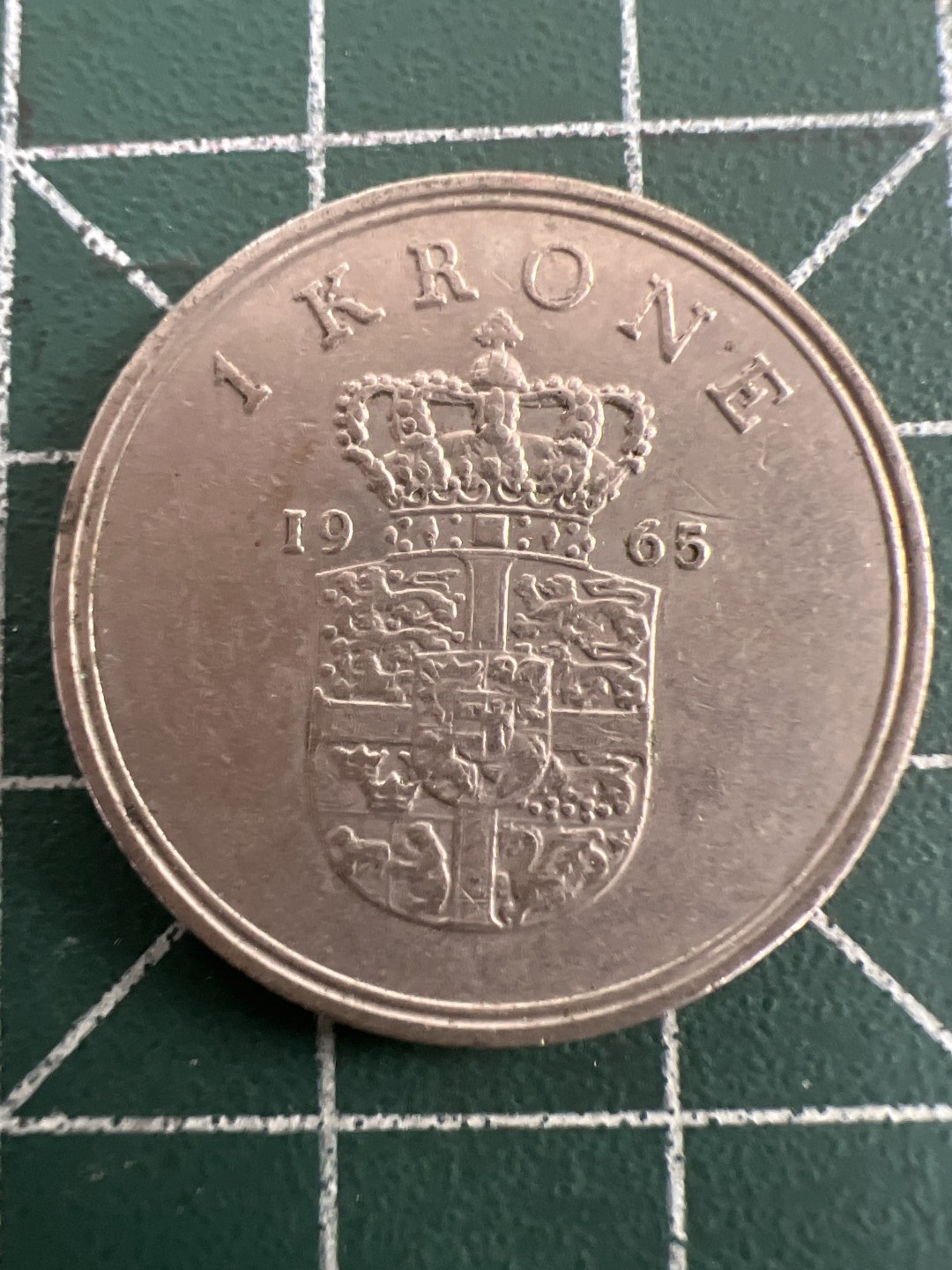 泡泡堂第九十三期  世界硬币纪念章邮票专场（无押金，无佣金，捡漏，全场20包邮，偏远地区除外） 丹麦一克朗