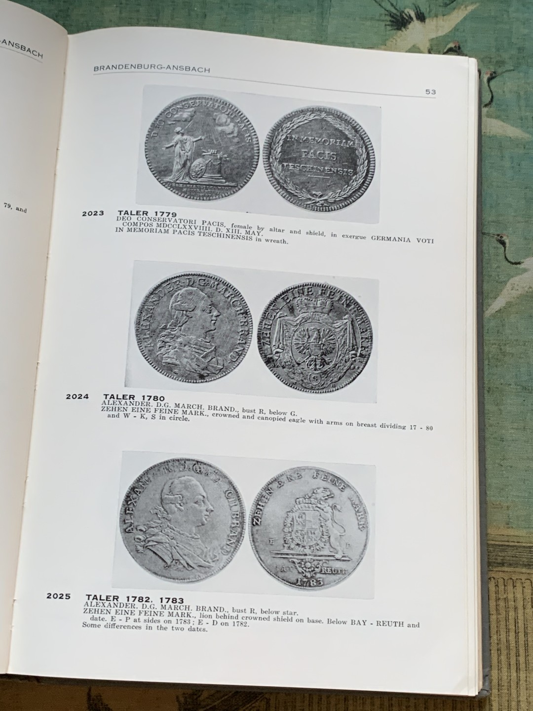《竞宝斋》第96场-本周日，周一，周四，3场连拍（全场不限金额包邮） 达文波特 德国泰勒 1700-1800 是标准目录的同时本身也是收藏品厚达416页