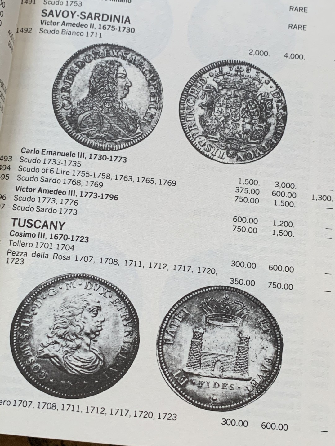 《竞宝斋》第96场-本周日，周一，周四，3场连拍（全场不限金额包邮） 达文波特 克朗与泰勒1484-1968目录与价格指南 厚达 560页