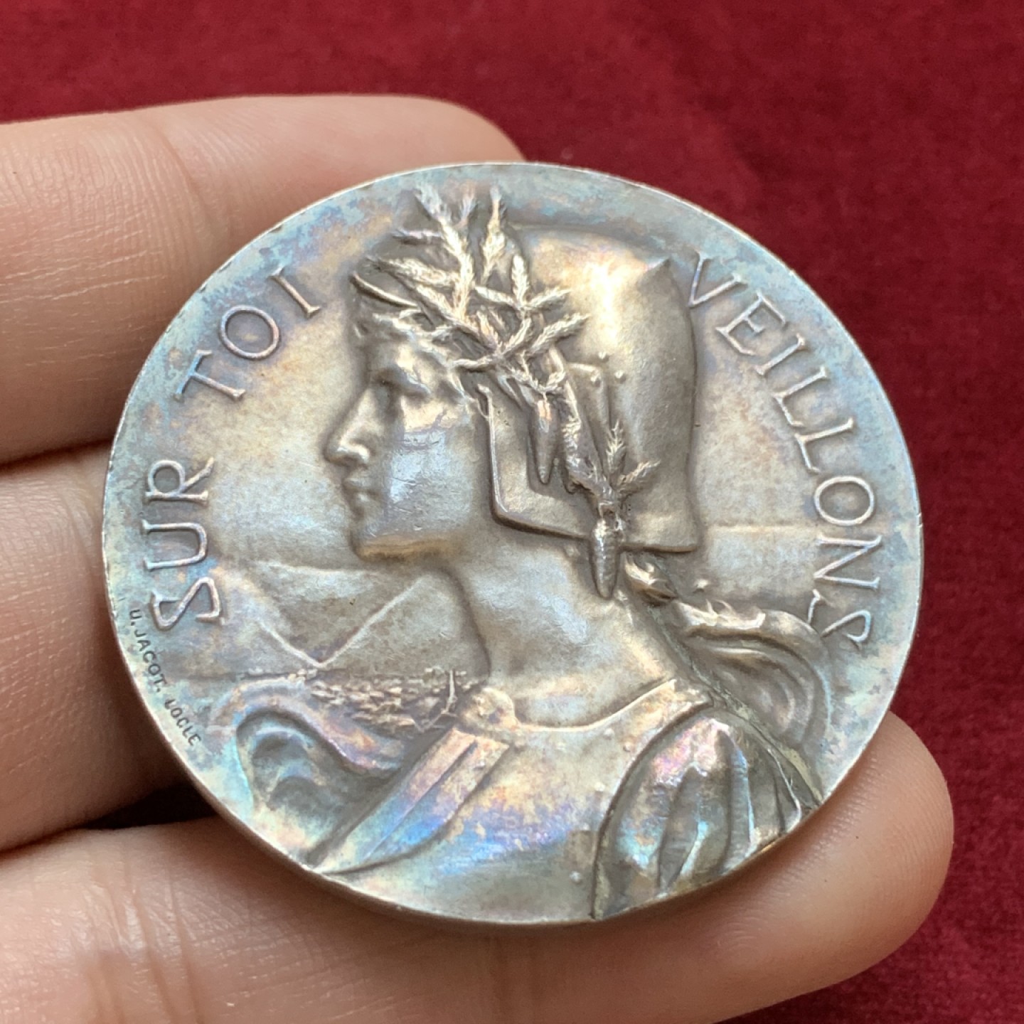 《竞宝斋》第96场-本周日，周一，周四，3场连拍（全场不限金额包邮） 1902年瑞士纳沙泰尔射击节银章带原盒 少见热门品种，引用编号：R-986