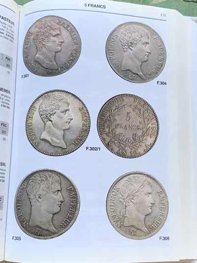 《竞宝斋》第96场-本周日，周一，周四，3场连拍（全场不限金额包邮） - 法国钱币目录 Le Franc 法系最权威的目录书籍之一 包含1795-1999所以法郎的价格指南以及造币知识 干货慢慢 铜版彩色印刷 十分厚重 封面是拿破仑系列钱币著名品种——凯撒头! 玩法系币不能绕开的一本书