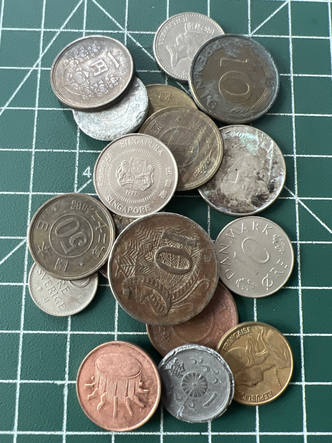 泡泡堂第九十五期  世界硬币专场（无押金，无佣金，捡漏，全场20包邮，偏远地区除外） 杂币一组二十八