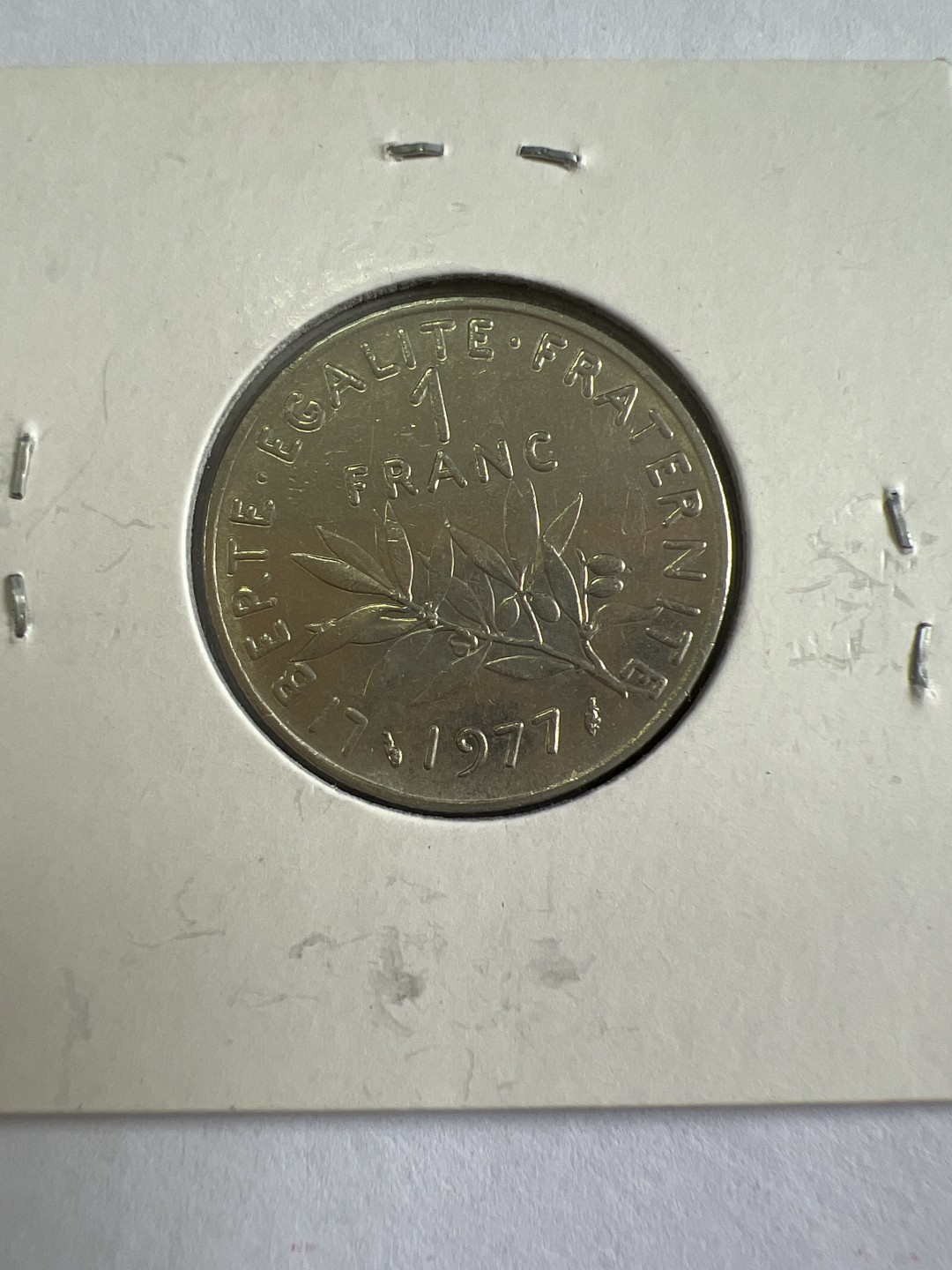 泡泡堂第九十六期  世界硬币纪念章邮票专场（无押金，无佣金，捡漏，全场20包邮，偏远地区除外） 法国77年一法郎