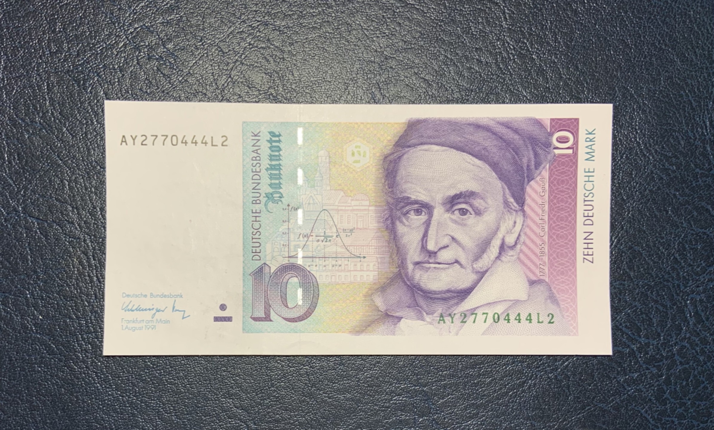 收藏联盟Quantum Auction 第193期拍卖(已更新) 德国联邦1991年10马克 品相全新UNC 豹子号 数学家高斯 航海神器六分仪