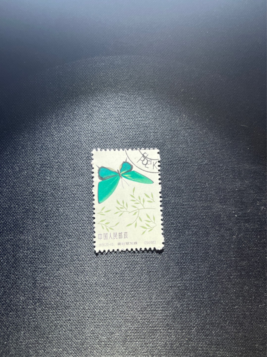 洪涛臻品 精选邮票限时拍卖第三十八期 特56蝴蝶盖销  20-10一枚，版撕全品嘎嘎绝，钢戳，面艳胶白，六珍之一，非常受欢迎的品种，新票价格高，盖销全品不要错过