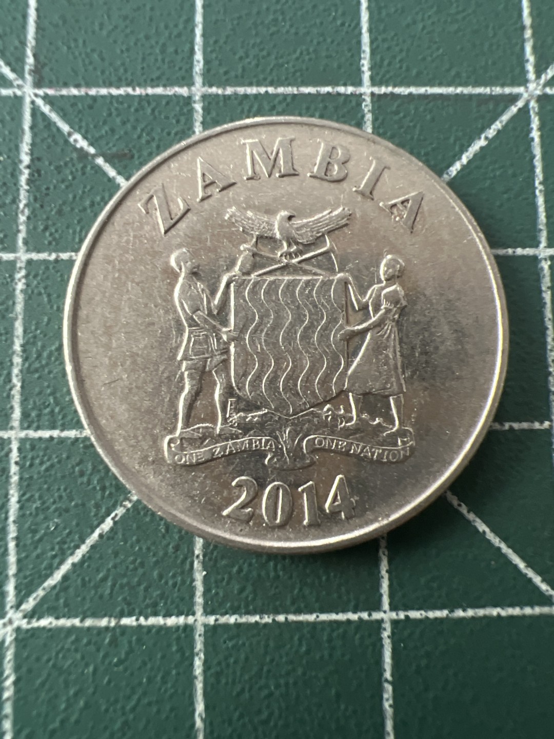 泡泡堂第九十五期  世界硬币专场（无押金，无佣金，捡漏，全场20包邮，偏远地区除外） 赞比亚一元