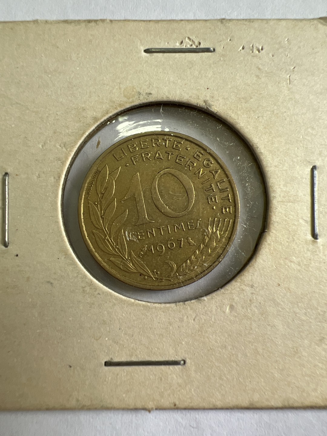 泡泡堂第九十六期  世界硬币纪念章邮票专场（无押金，无佣金，捡漏，全场20包邮，偏远地区除外） 法国67年十分