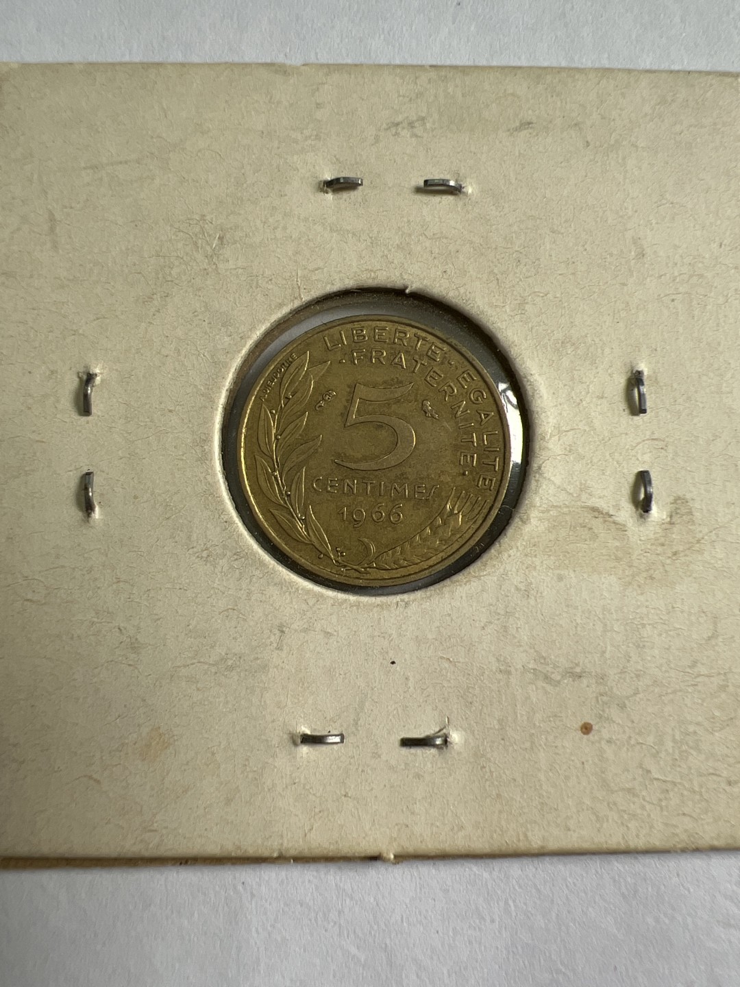 泡泡堂第九十六期  世界硬币纪念章邮票专场（无押金，无佣金，捡漏，全场20包邮，偏远地区除外） 法国66年五分