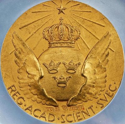 稀少原光1974年瑞典诺诺贝尔文学奖纪念金币PCGS评级SP62收藏 