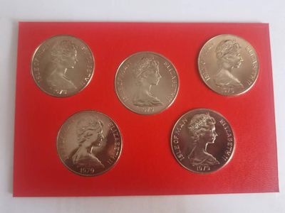 中外币章专场 - 马恩岛克朗套币