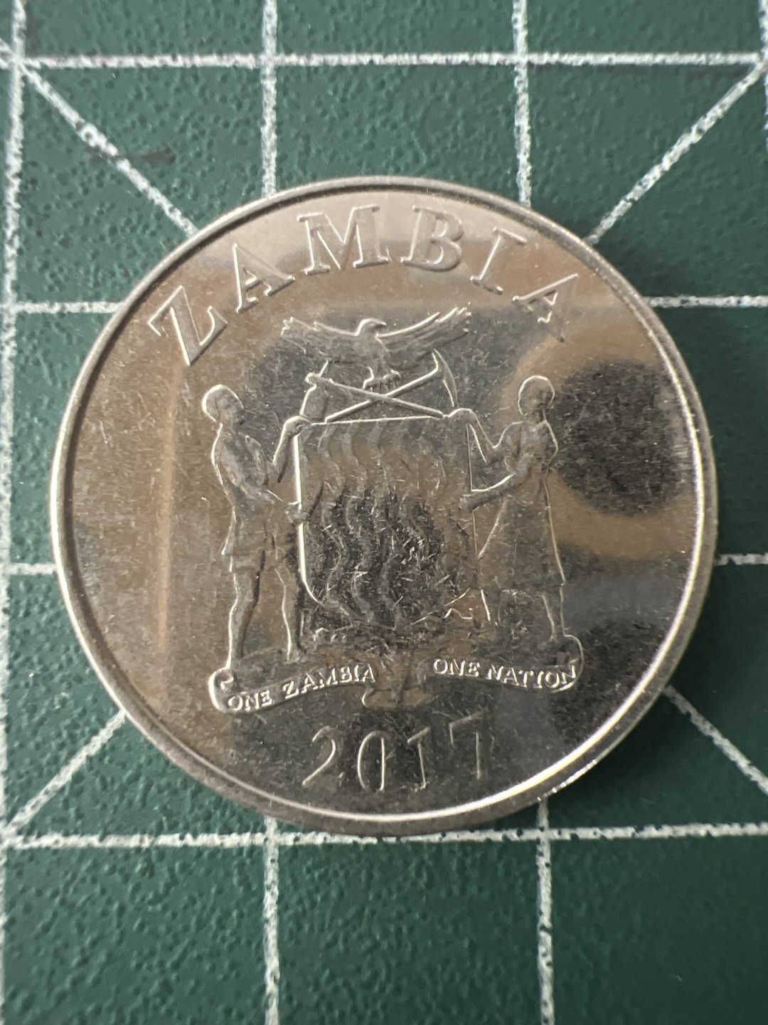 泡泡堂第九十四期  世界硬币专场（无押金，无佣金，捡漏，全场20包邮，偏远地区除外） 赞比亚一元