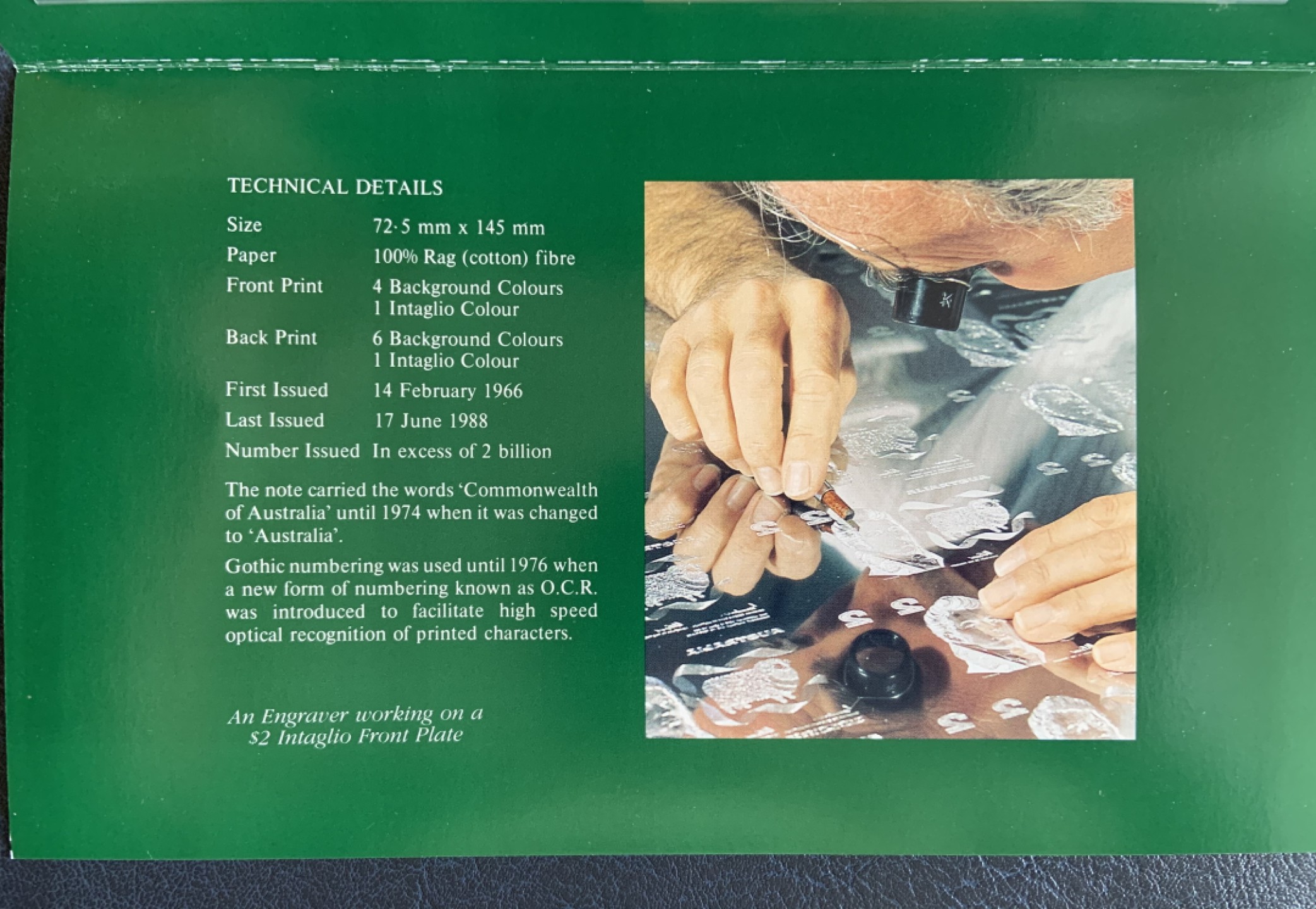 收藏联盟Quantum Auction 第193期拍卖(已更新) 澳大利亚1985年2元 品相全新UNC 带原装纪念册
