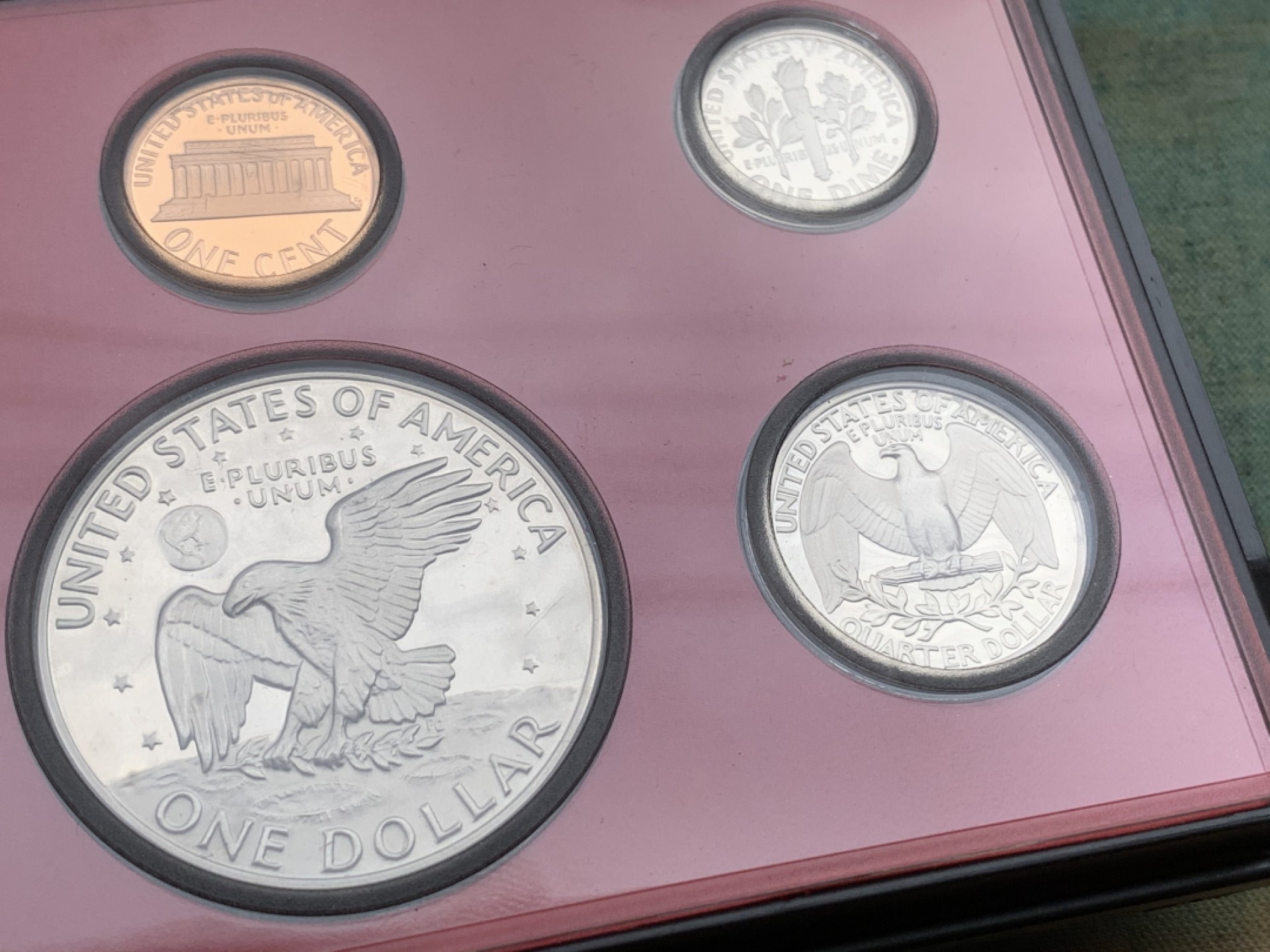 《竞宝斋》第97场-本周四 （满2件或者满200包顺丰） PROOF封装 美国 1978-S年六枚装精制套币 