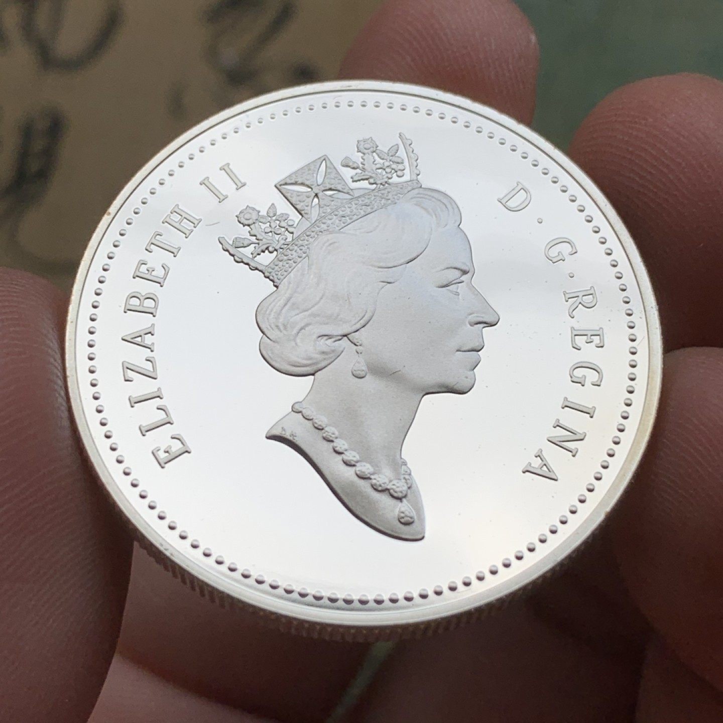 《竞宝斋》第97场-本周四 （满2件或者满200包顺丰） 原盒证书 加拿大 1992年 驿站马车 1元 精制大银币 925银 25.1克