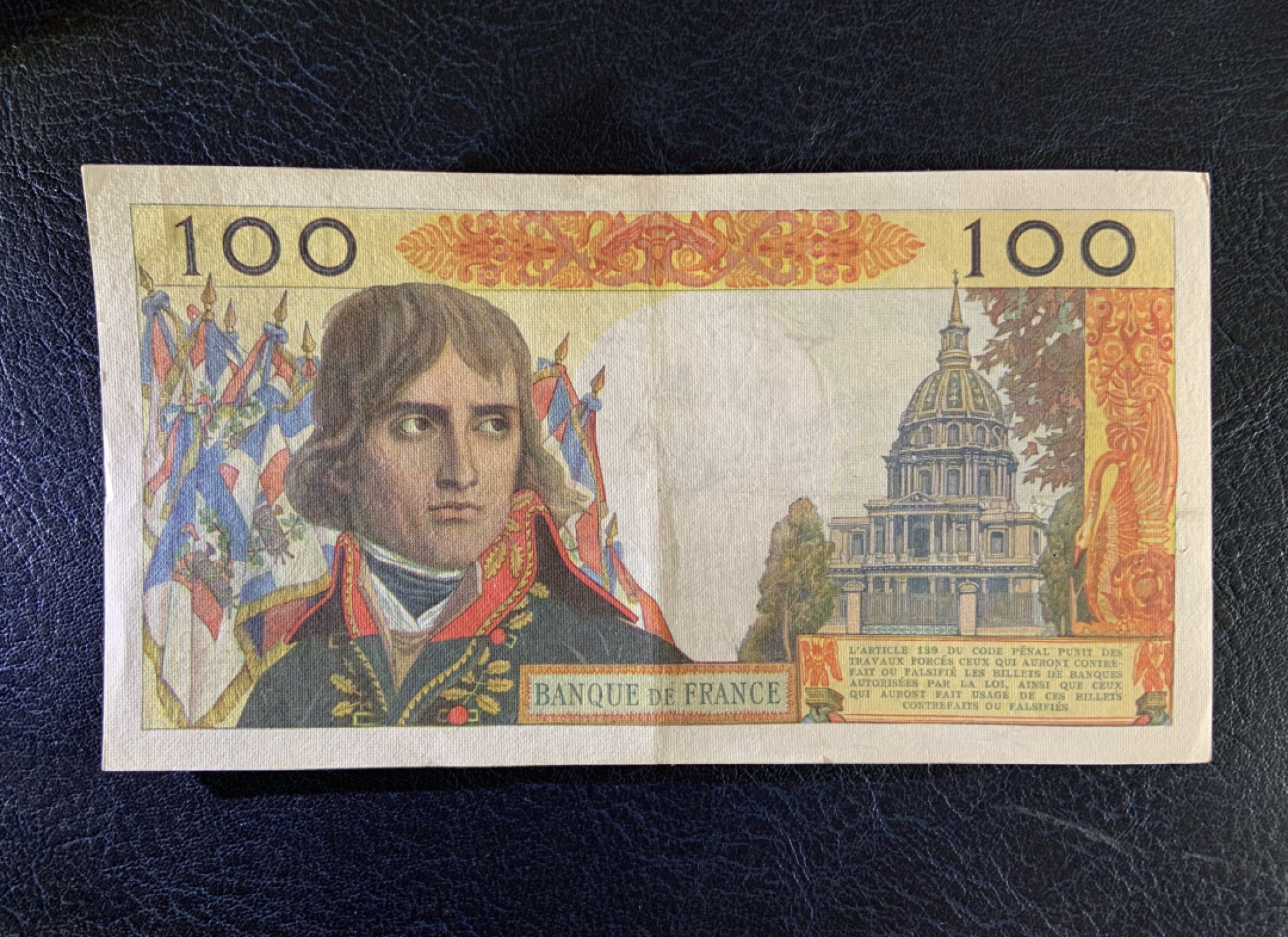 收藏联盟Quantum Auction 第193期拍卖(已更新) 法国1962年100法郎 非全新 品相AU 拿破仑