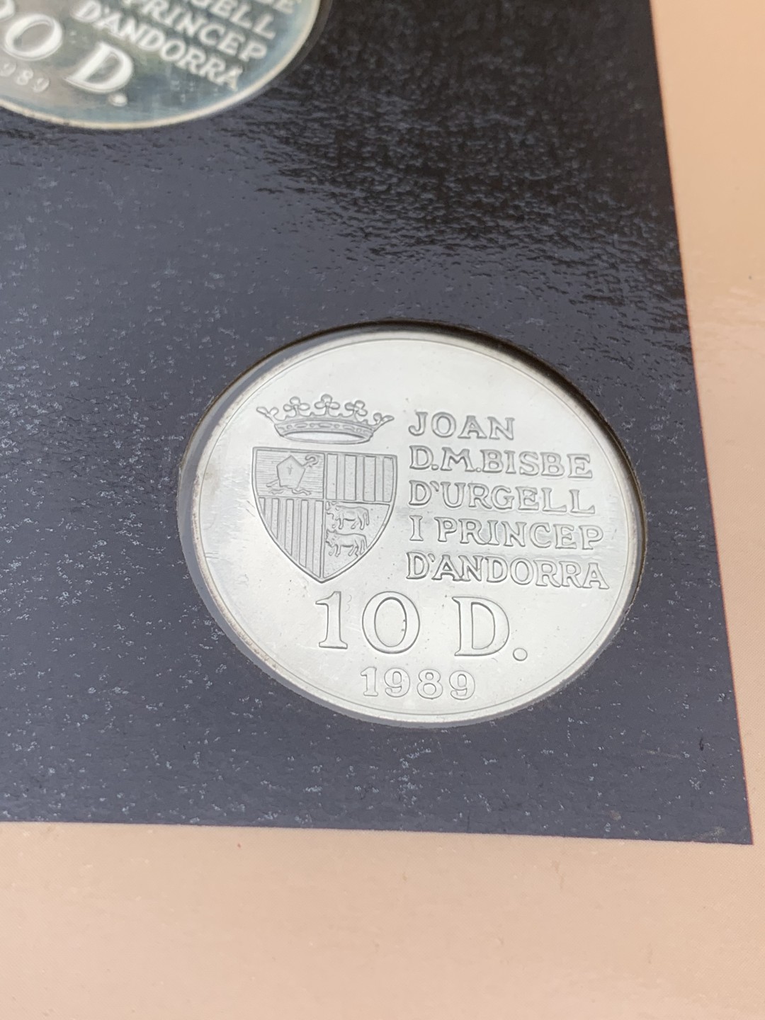 《竞宝斋》第97场-本周四 （满2件或者满200包顺丰） 安道尔1992年巴塞罗那奥运纪念银币两枚一组 2组