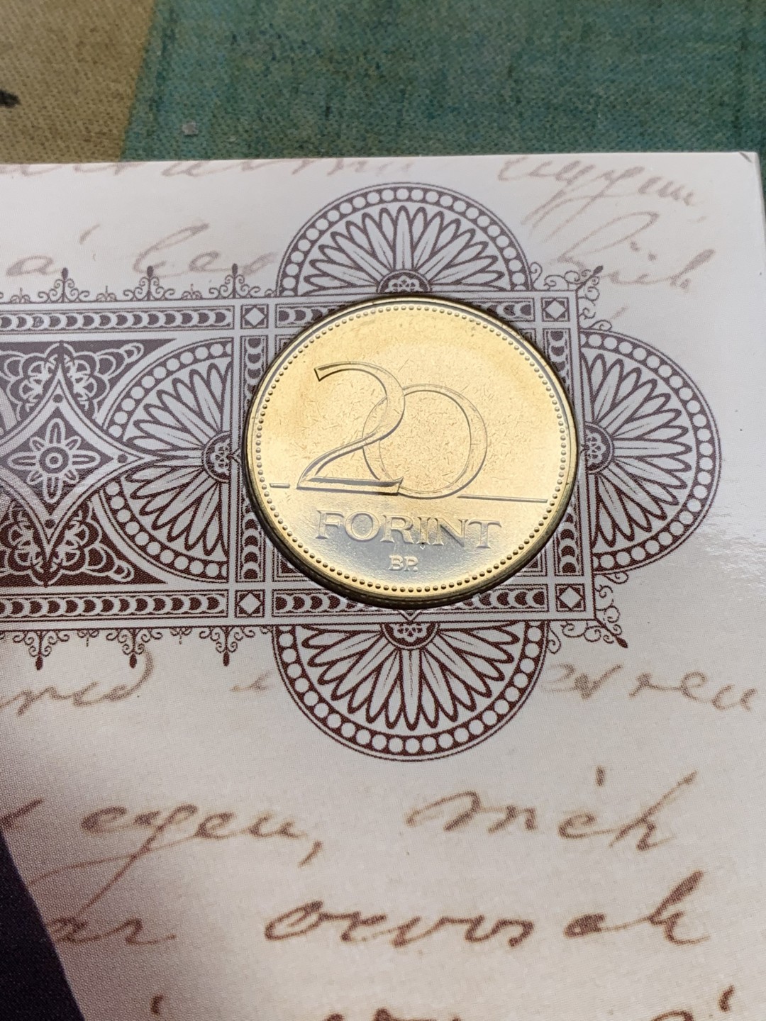 《竞宝斋》第97场-本周四 （满2件或者满200包顺丰） 官方卡装 匈牙利2003年 费伦克·迪克纪念 七枚套+一枚20福林纪念币 8枚装 少见品种