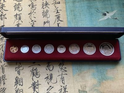 《竞宝斋》第97场-本周四 （满2件或者满200包顺丰） - 早期长盒子装 瑞士1980年八枚套 PROOF精制套币 非常少见