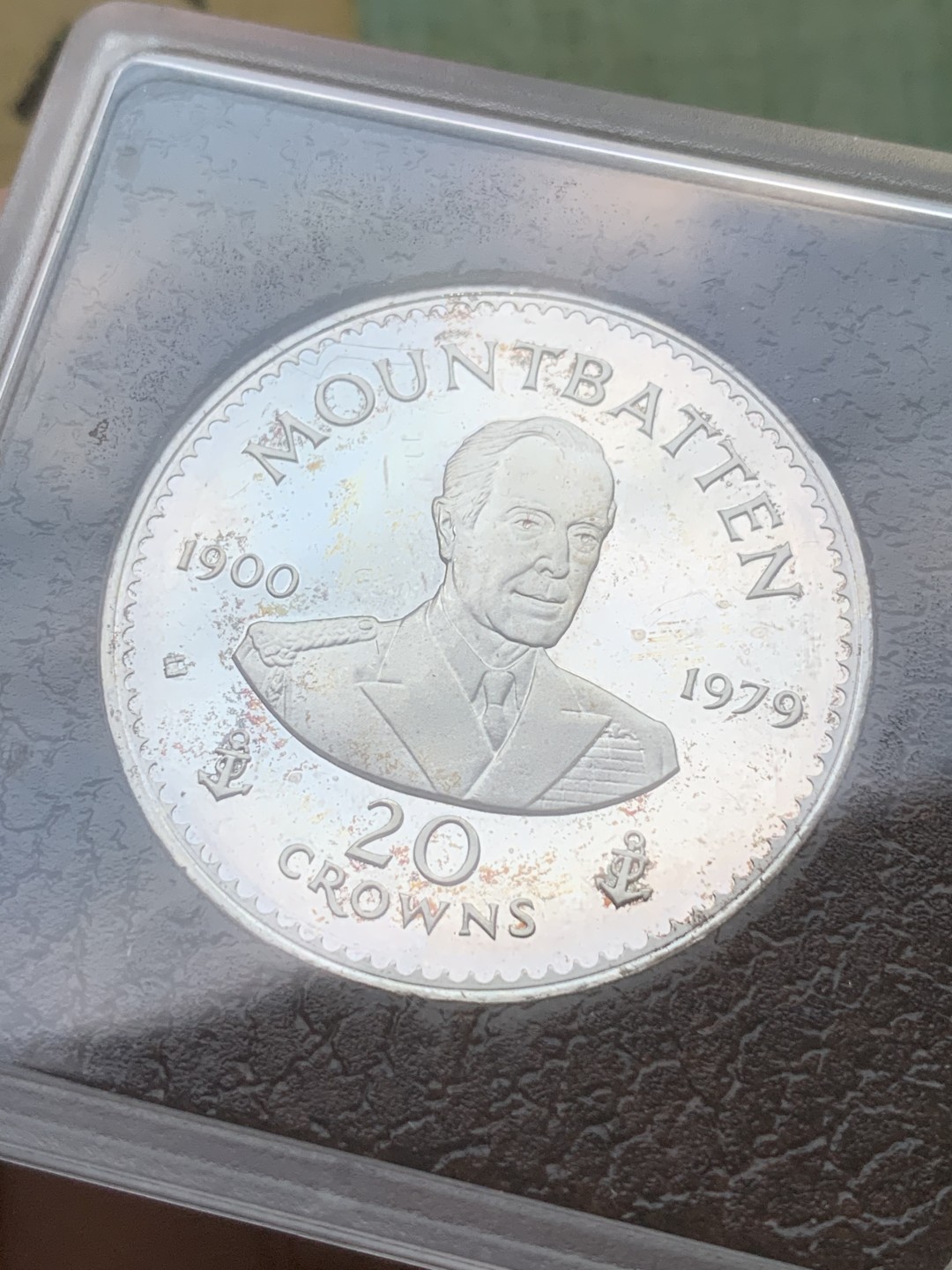 《竞宝斋》第97场-本周四 （满2件或者满200包顺丰） 原盒证书 特克斯和凯克斯群岛1980年 3枚套 5/10/20克朗精制银币