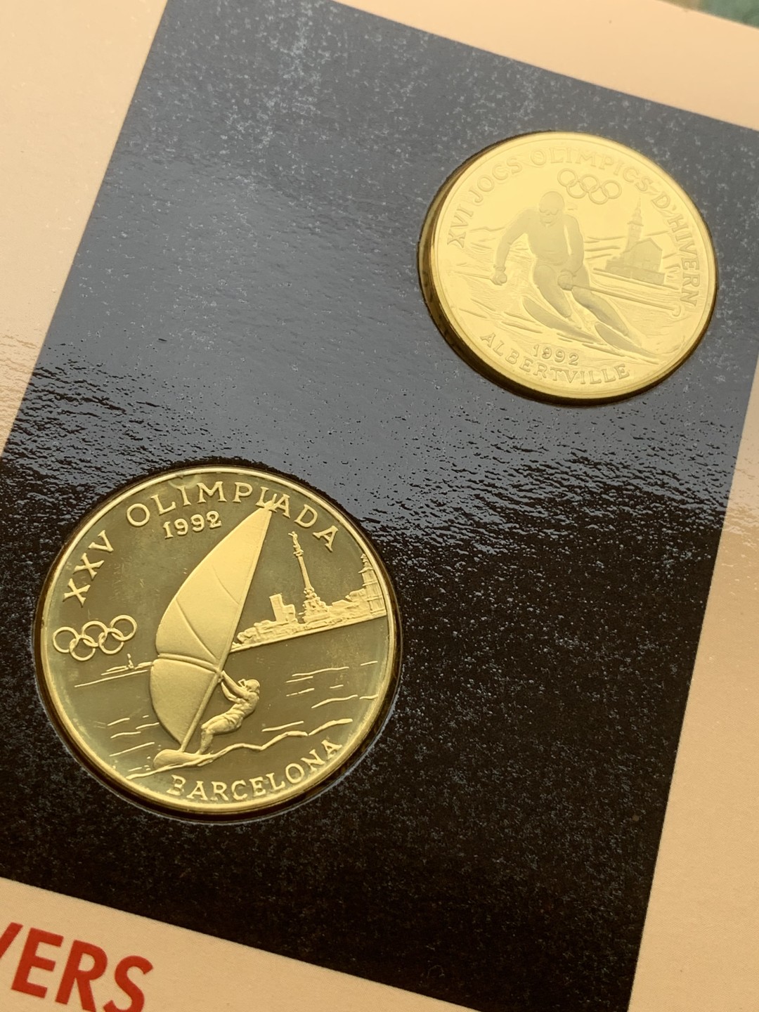 《竞宝斋》第97场-本周四 （满2件或者满200包顺丰） 安道尔1992年巴塞罗那奥运纪念银币两枚一组 2组