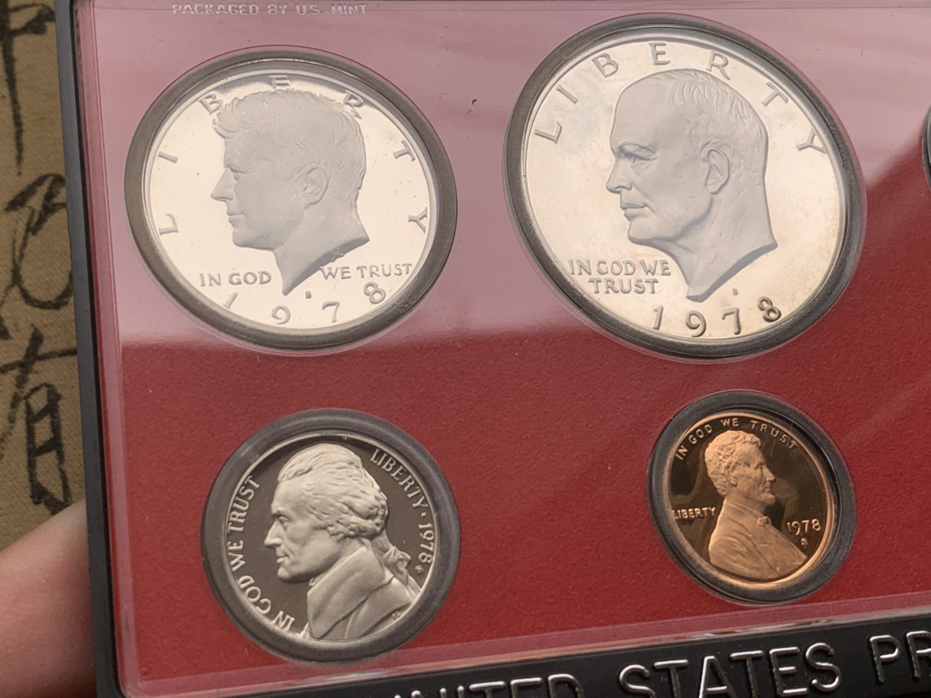 《竞宝斋》第97场-本周四 （满2件或者满200包顺丰） PROOF封装 美国 1978-S年六枚装精制套币 