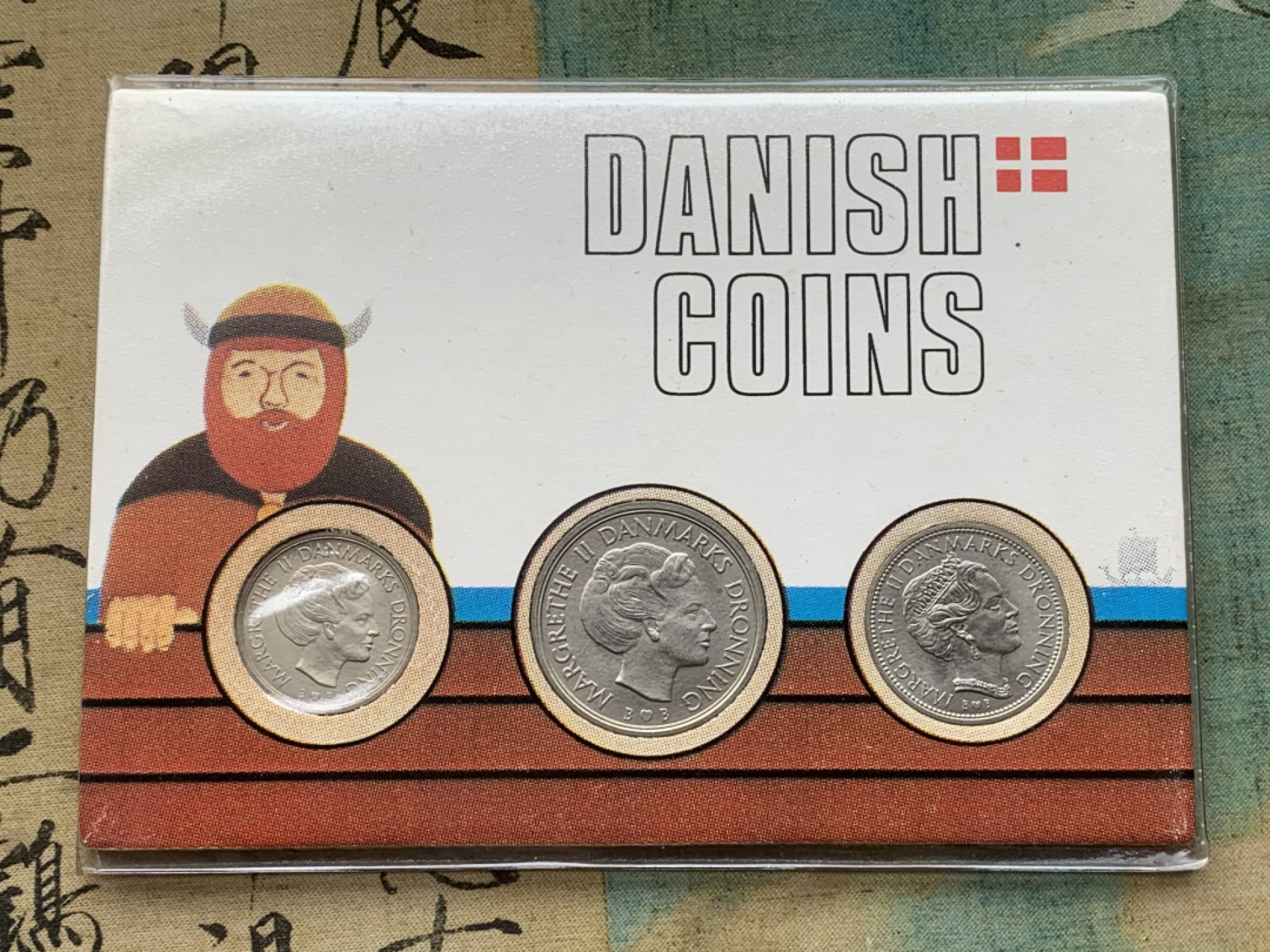 《竞宝斋》第97场-本周四 （满2件或者满200包顺丰） 封装丹麦1981年 六枚装不同面值铜镍币