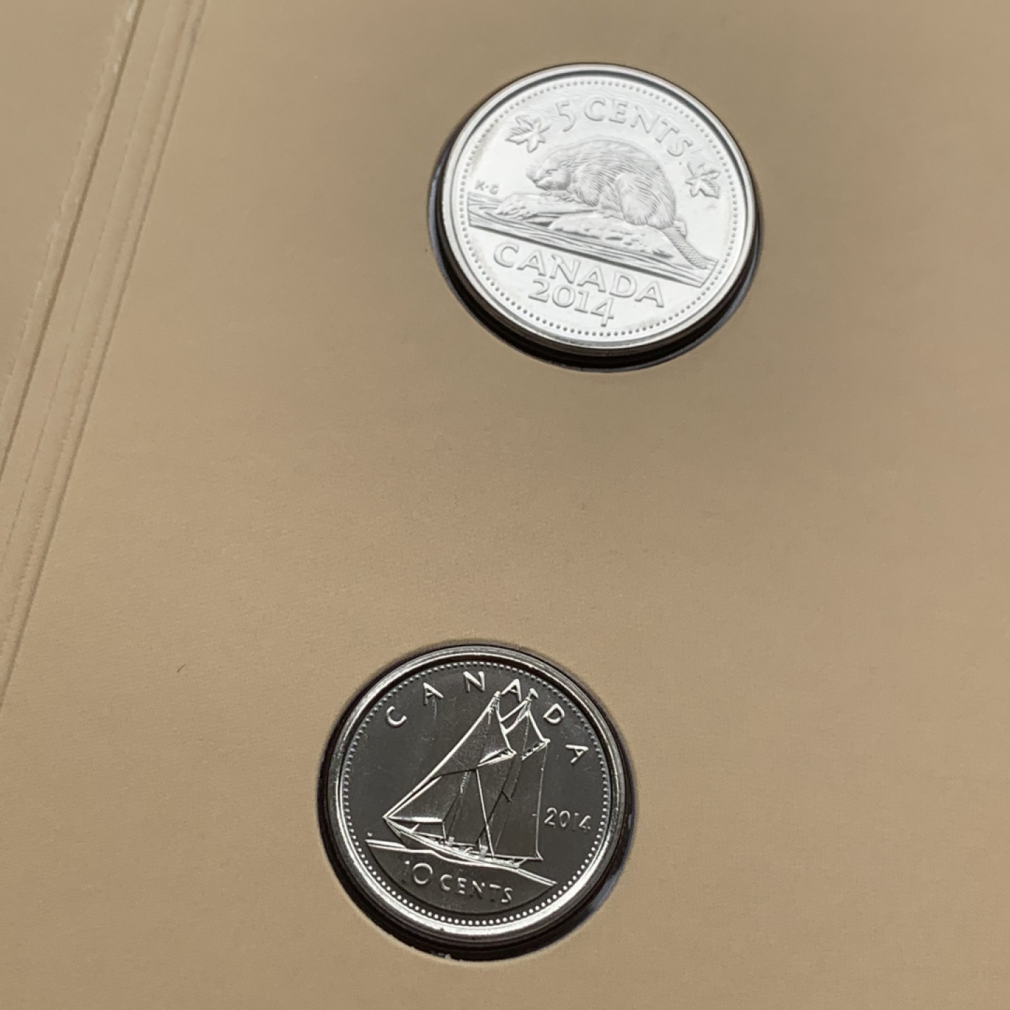 《竞宝斋》第97场-本周四 （满2件或者满200包顺丰） 三套 封装加拿大 2014年 五枚装套币 完美状态