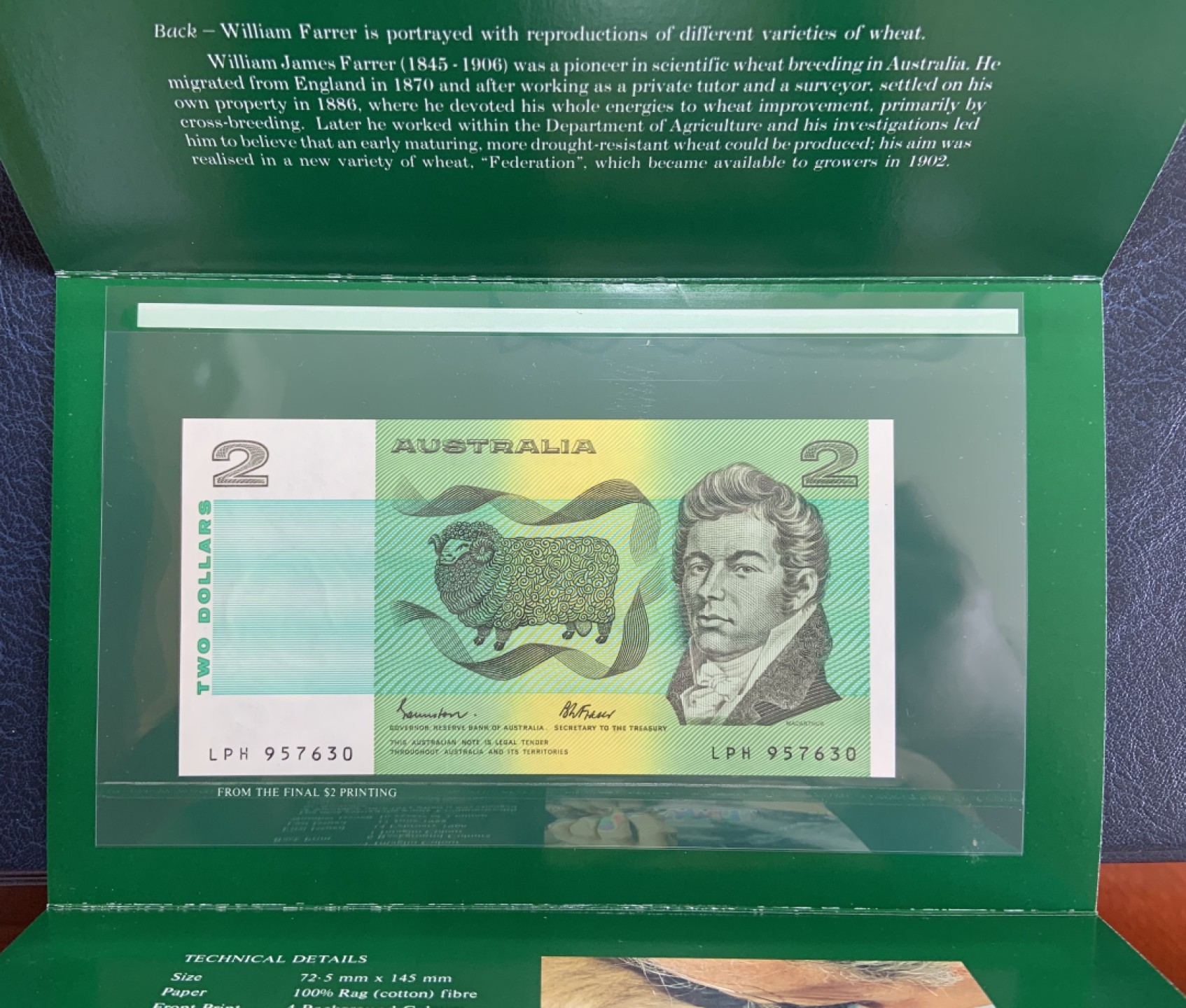 收藏联盟Quantum Auction 第193期拍卖(已更新) 澳大利亚1985年2元 品相全新UNC 带原装纪念册