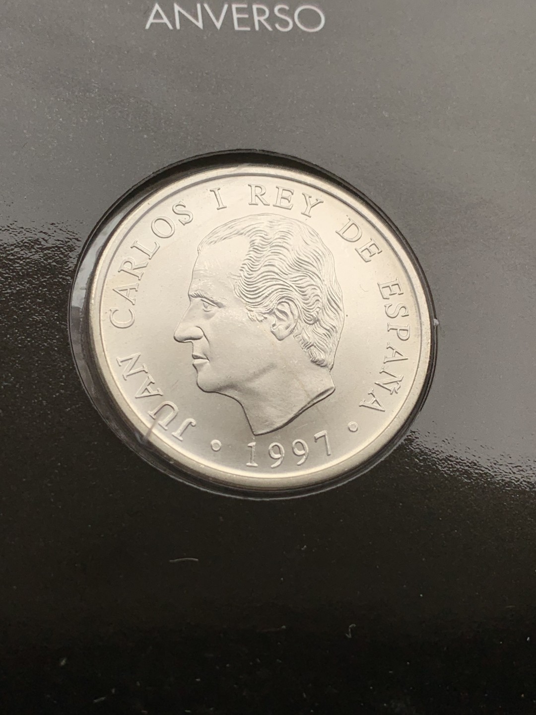 《竞宝斋》第97场-本周四 （满2件或者满200包顺丰） 原厂卡装 西班牙1997年 唐吉歌德 2000比塞塔银币 18克 925银