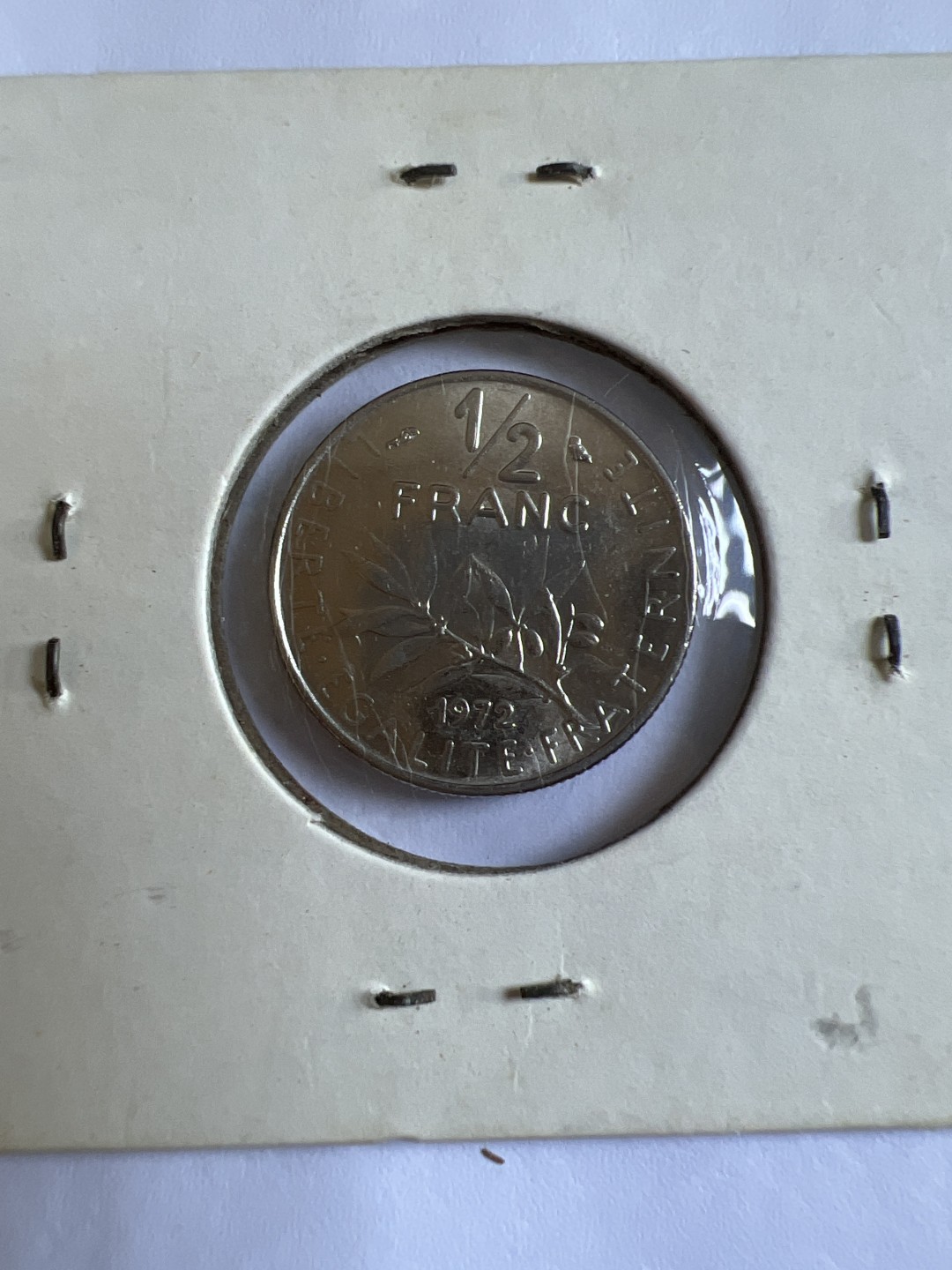 泡泡堂第102期  世界硬币邮票专场（无押金，无佣金，捡漏，全场20包邮，偏远地区除外） 法国二分之一法郎