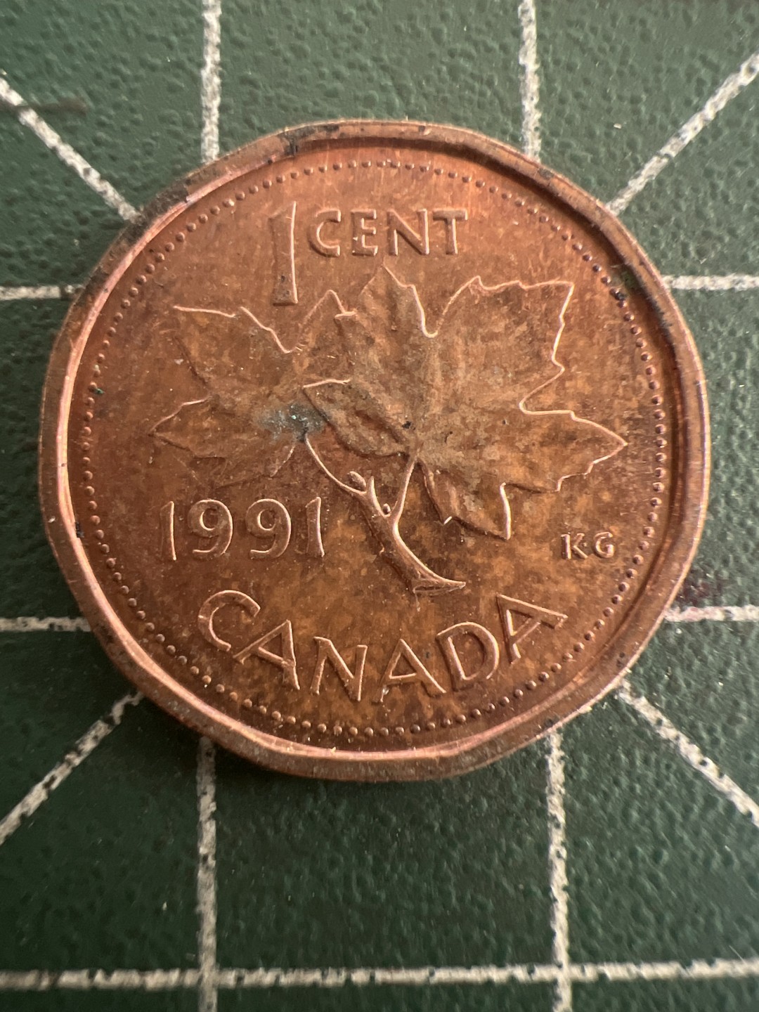 泡泡堂第九十八期  世界硬币纪念章邮票专场（无押金，无佣金，捡漏，全场20包邮，偏远地区除外） 加拿大91年一分