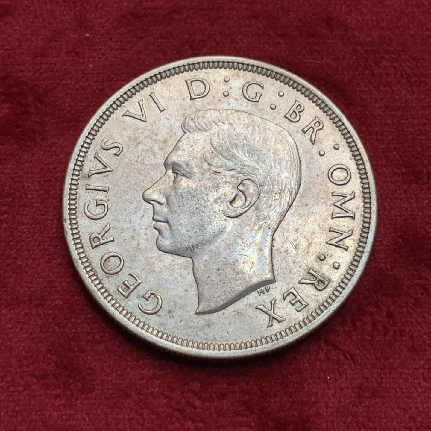 《竞宝斋》第97场-本周四 （满2件或者满200包顺丰） 英国1937年 乔六 登基纪念  1克朗 银币