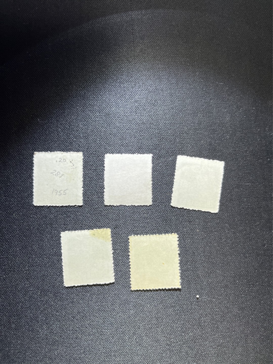 洪涛臻品 精选邮票限时拍卖第三十六期 普8盖销上品 顺戳  5枚，本套票有不同纸张、齿孔，注意捡漏