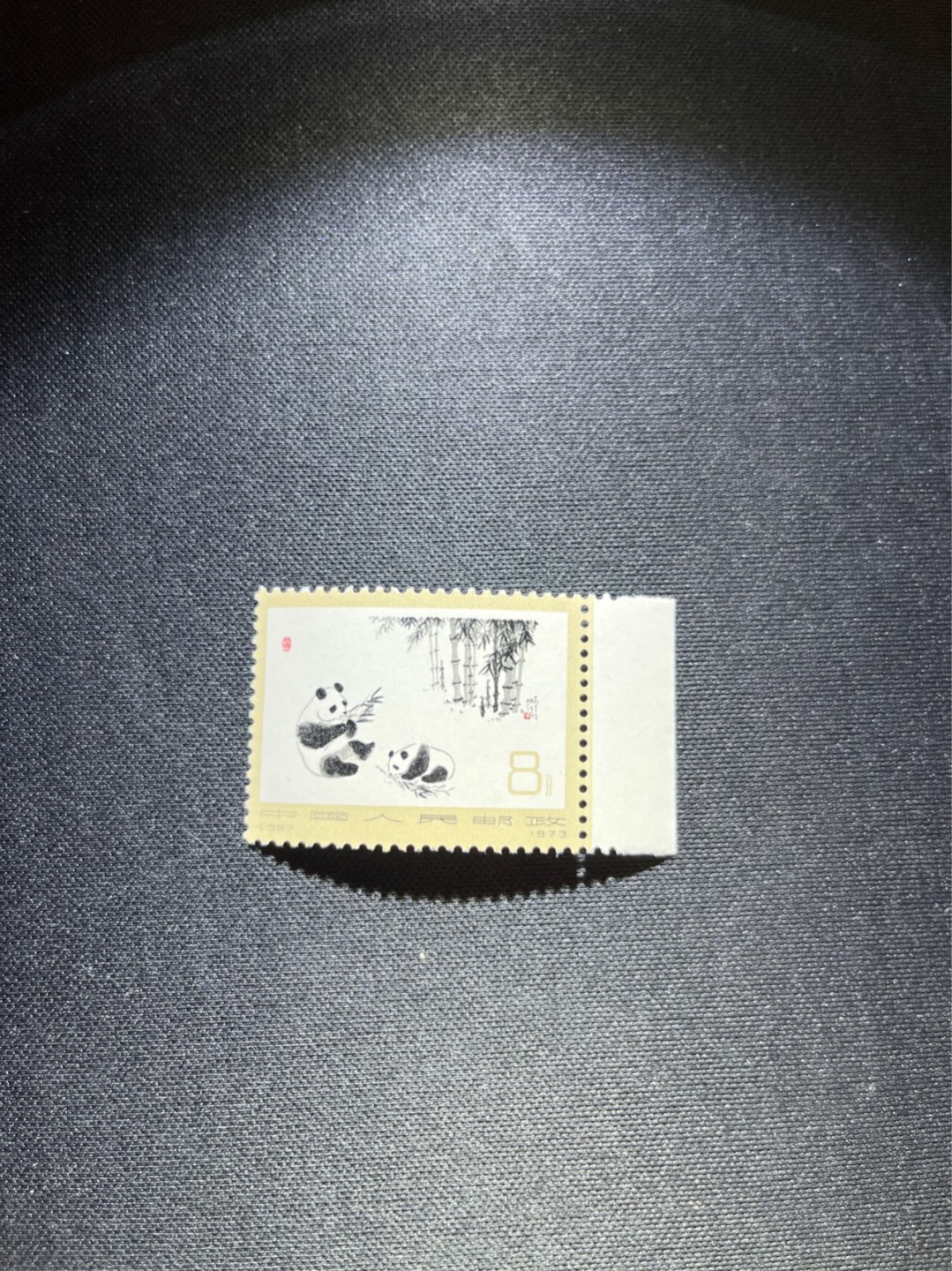 洪涛臻品 精选邮票限时拍卖第三十六期 编号熊猫N59  1枚，版撕全品嘎嘎绝，齿孔非常新，完美品相，背面雪白，不是赵涌所谓的全品能比的，所有拍品包过灯，全品可评级，注意捡漏。《ASG评级处于初级阶段，趁便宜囤精品版撕票，后市不可估量》