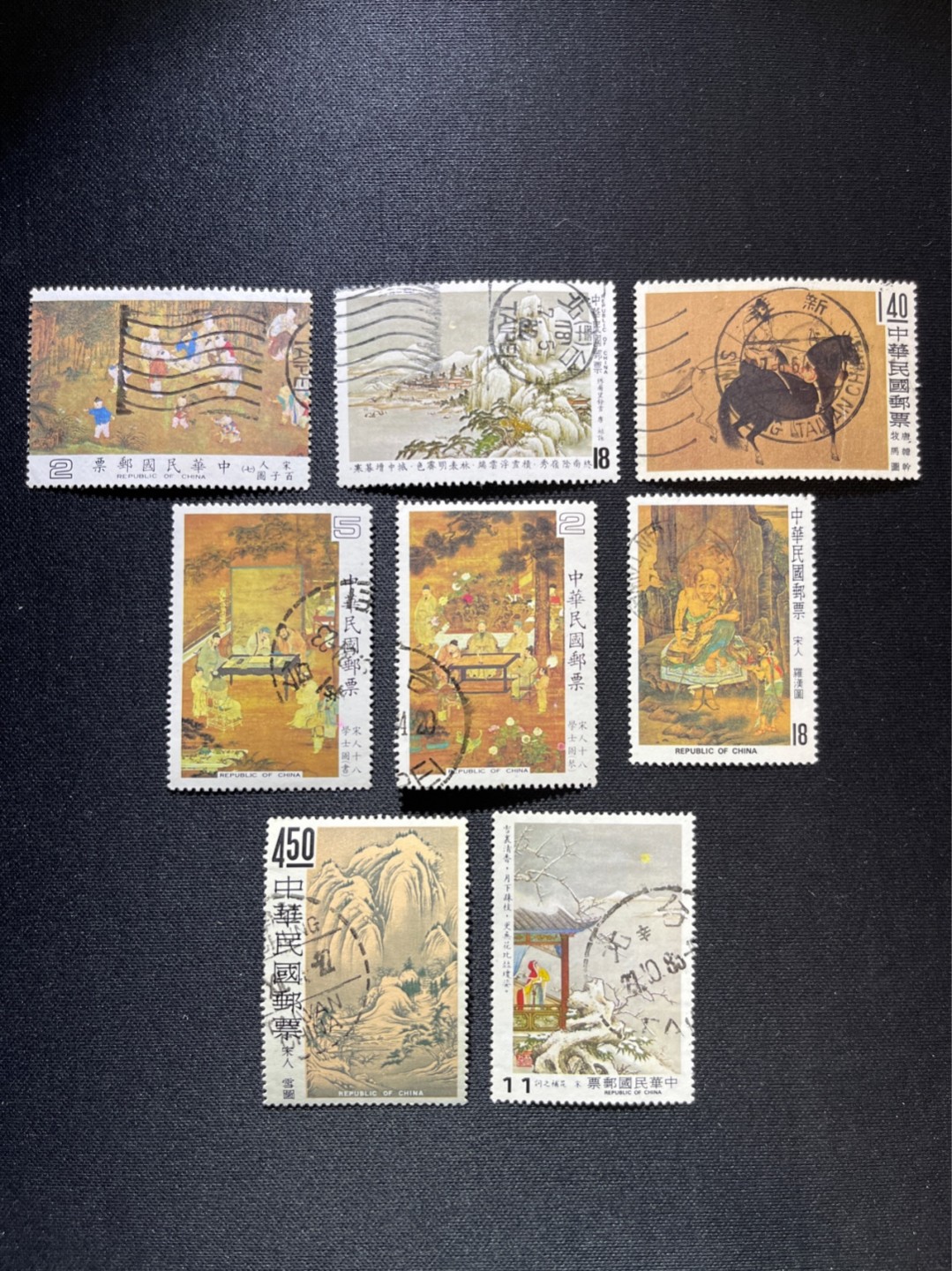 洪涛臻品 精选邮票限时拍卖第三十六期 经典故宫古画邮票一组