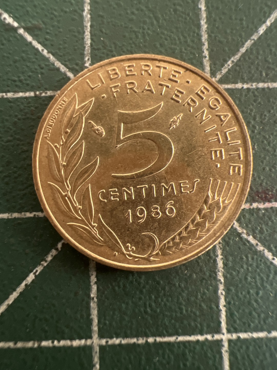 泡泡堂第九十八期  世界硬币纪念章邮票专场（无押金，无佣金，捡漏，全场20包邮，偏远地区除外） 法国五分