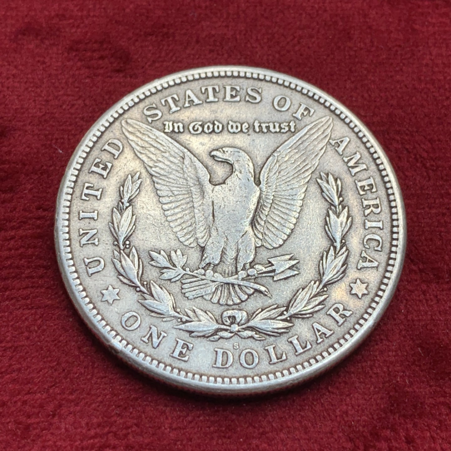 《竞宝斋》第97场-本周四 （满2件或者满200包顺丰） 美国 1921年 摩根 大银币 流通品质