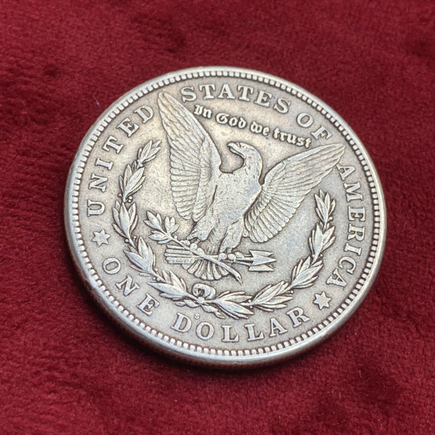 《竞宝斋》第97场-本周四 （满2件或者满200包顺丰） 美国 1921年 摩根 大银币 流通品质