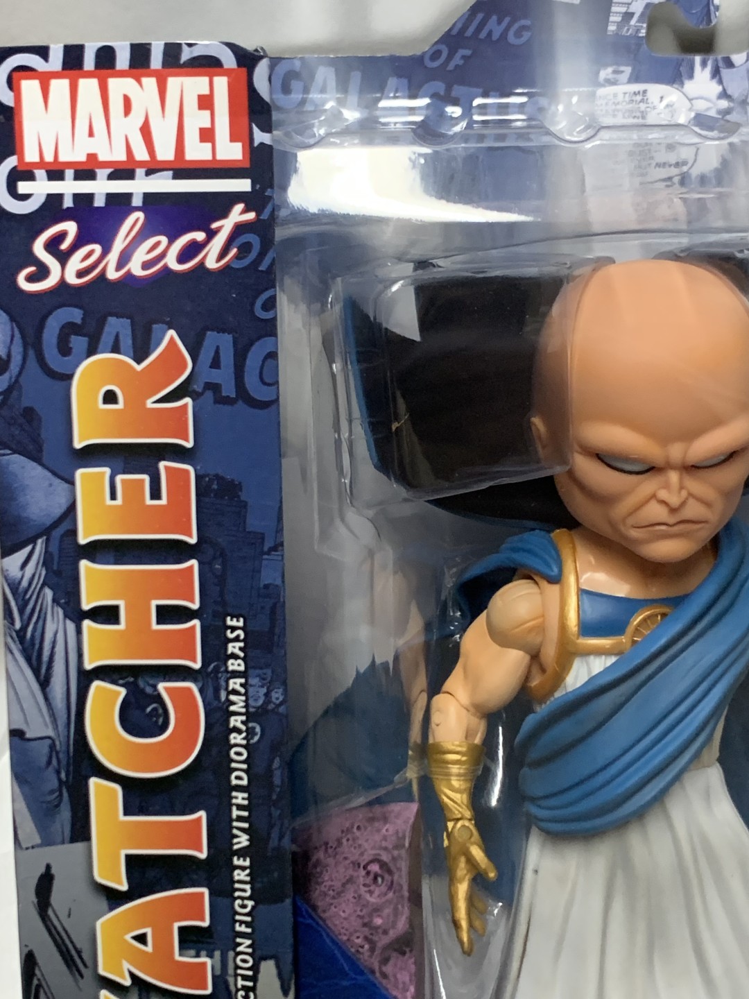 零元拍：DST 漫威精选 MS MARVEL SELECT 观察者 8寸关节可动人偶，全新未拆。