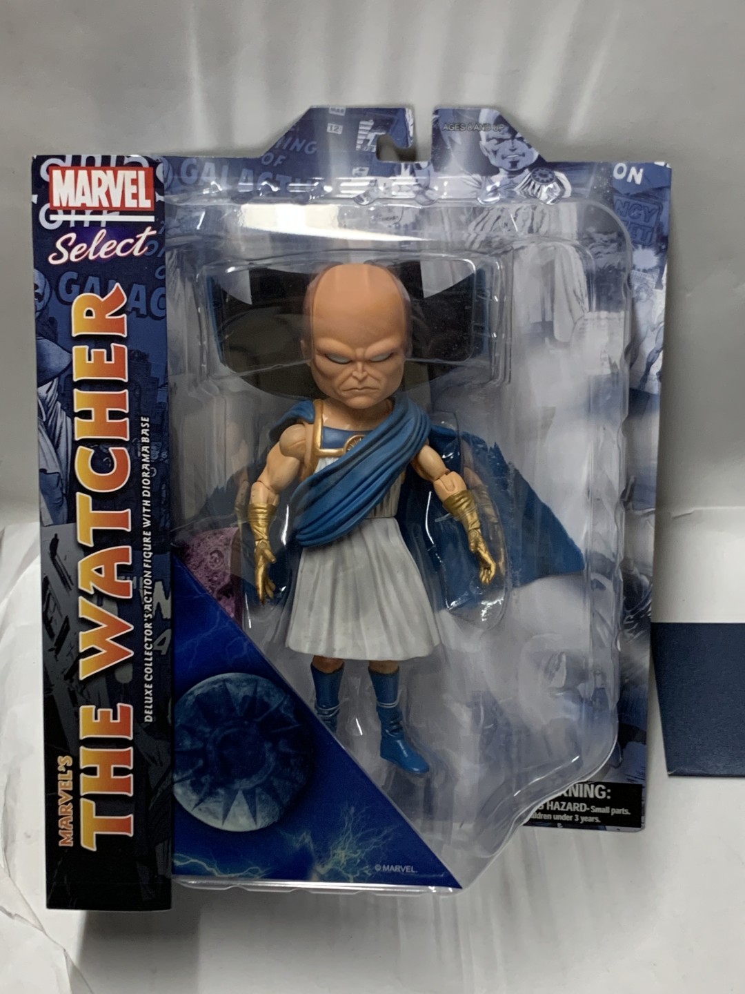 零元拍：DST 漫威精选 MS MARVEL SELECT 观察者 8寸关节可动人偶，全新未拆。