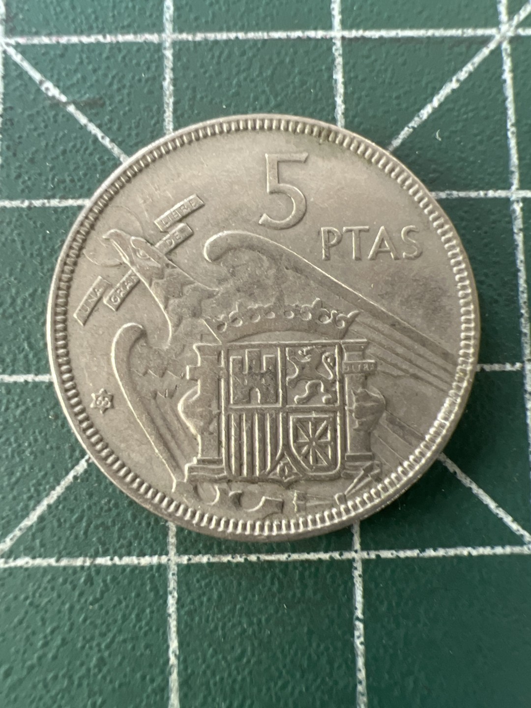 泡泡堂第九十九期  世界硬币专场（无押金，无佣金，捡漏，全场20包邮，偏远地区除外） 西班牙57年5元