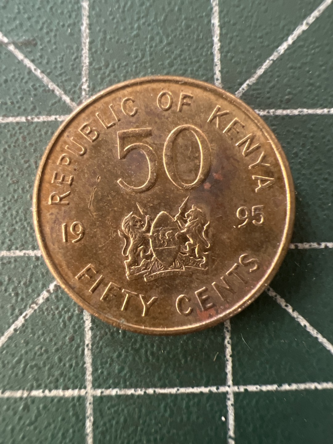 泡泡堂第九十九期  世界硬币专场（无押金，无佣金，捡漏，全场20包邮，偏远地区除外） 肯尼亚50分