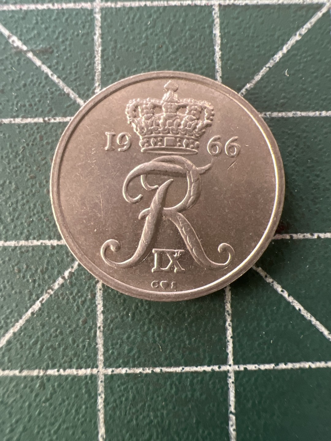 泡泡堂第九十九期  世界硬币专场（无押金，无佣金，捡漏，全场20包邮，偏远地区除外） 丹麦1966年十欧尔