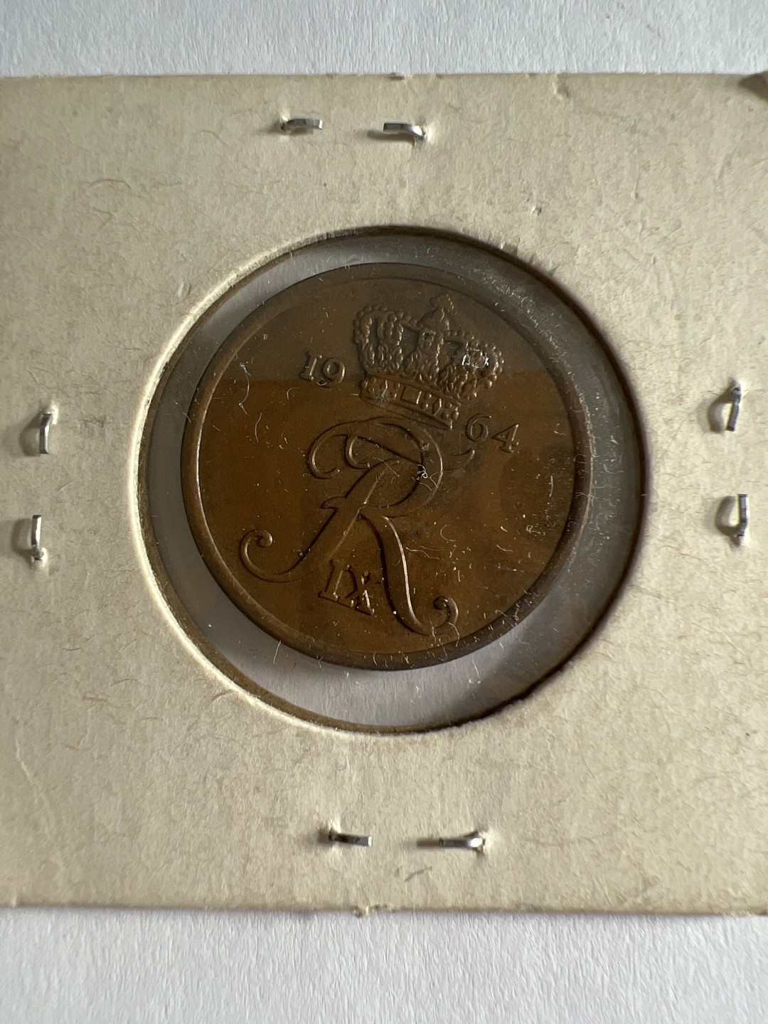 泡泡堂第103期  世界硬币邮票纪念章专场（无押金，无佣金，捡漏，全场20包邮，偏远地区除外） 丹麦1964年5欧尔